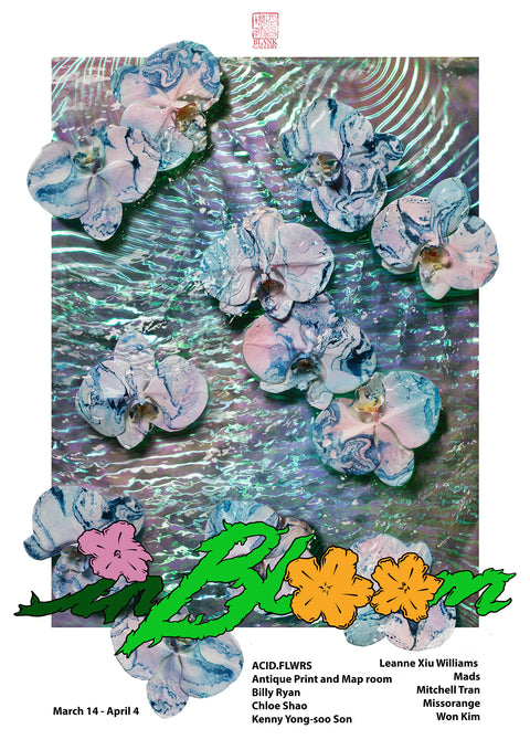In Bloom exhibition poster (A2)