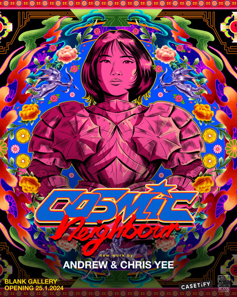 Cosmic Neighbour by Chris Yee exhibition poster (A2)