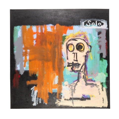 'Man Watching the Sunset'