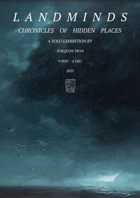 LANDMINDS chronicles of hidden places by Sokquon Tran exhibition poster (A2)