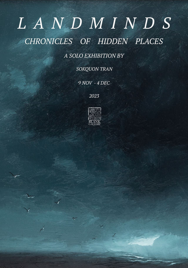 LANDMINDS chronicles of hidden places by Sokquon Tran exhibition poster (A2)