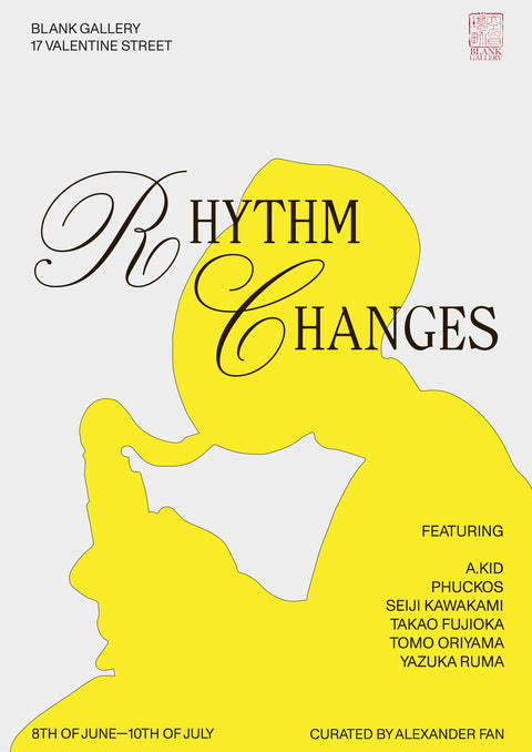 Rhythm Changes exhibition poster (A2)