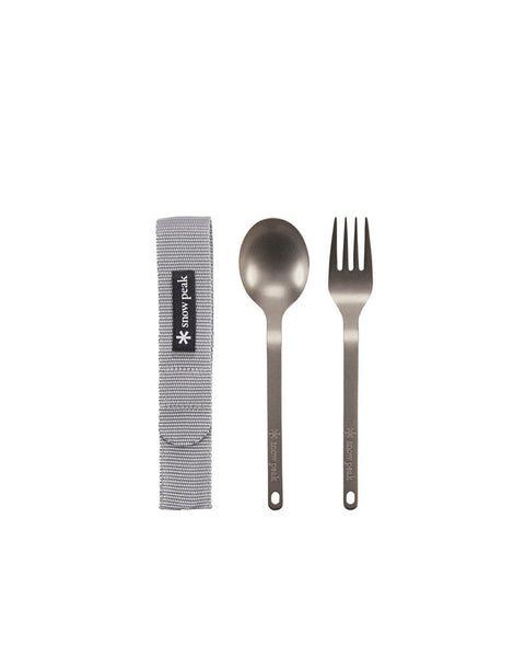 [Preorder] Titanium Fork & Spoon Set