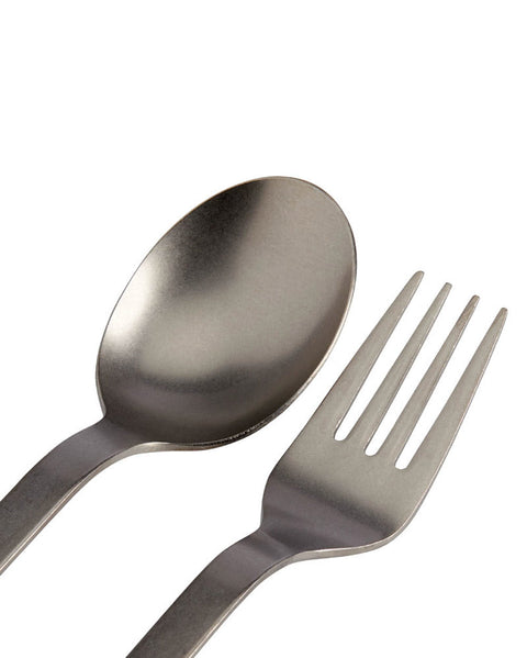 [Preorder] Titanium Fork & Spoon Set