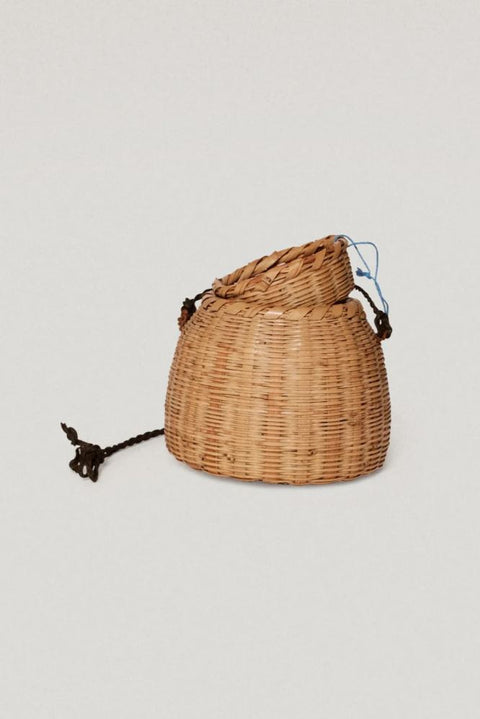 Antique Round Fishing Basket