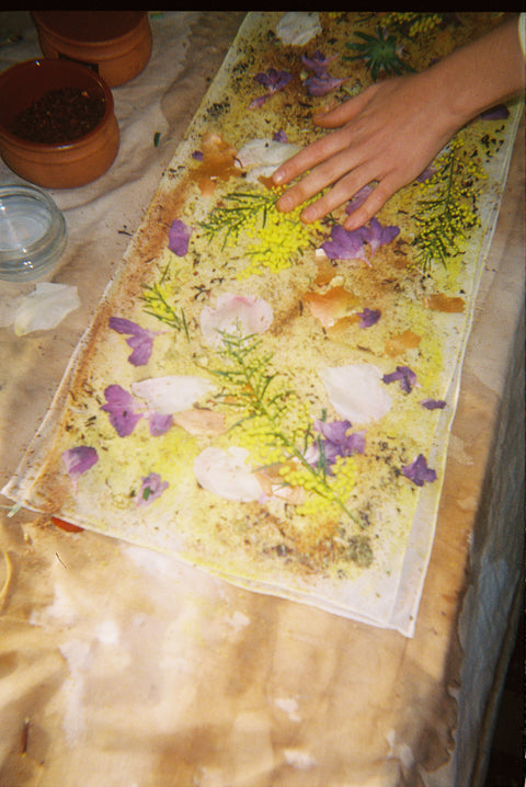 Workshop (April 7, 6-9pm)- Botanical dye workshop and tea blending with Gianna Hayes and Sophron Notes