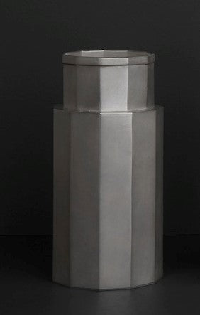 Nonagonal Silver Vase (II),
